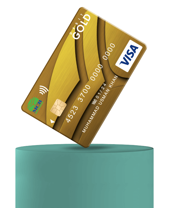 MCB Visa Gold Debit Card