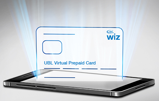 UBL WIZ Virtual Prepaid MasterCard